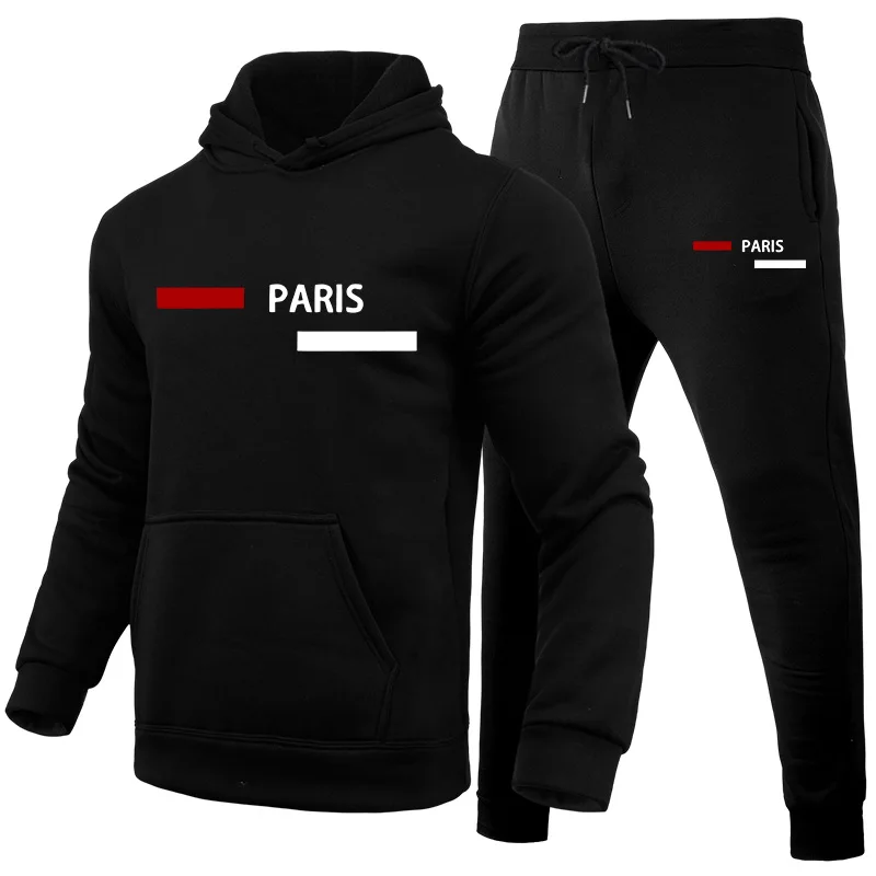 Men'S Fashion Hoodie - メンズトラックスーツ ファッション カジュアル フード付きスウェットシャツ スウェットパンツ アウトドア