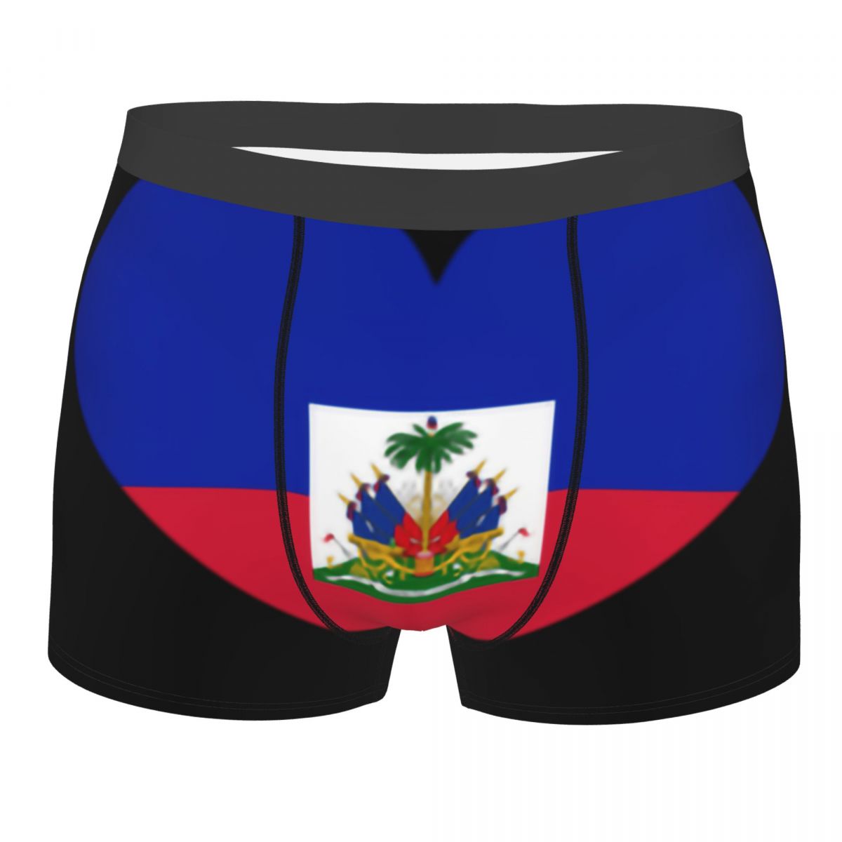 Men'S Fashion Underwear - ファッションハイチ国旗ボクサーショーツパンツ男性ストレッチブリーフ下着