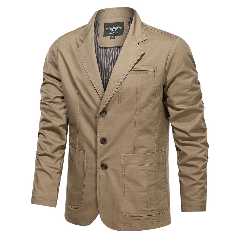 Mens Fashion Young - メンズビジネススーツ ルーズフィット カジュアルジャケット付き 若いプロフェッショナル向けファッション