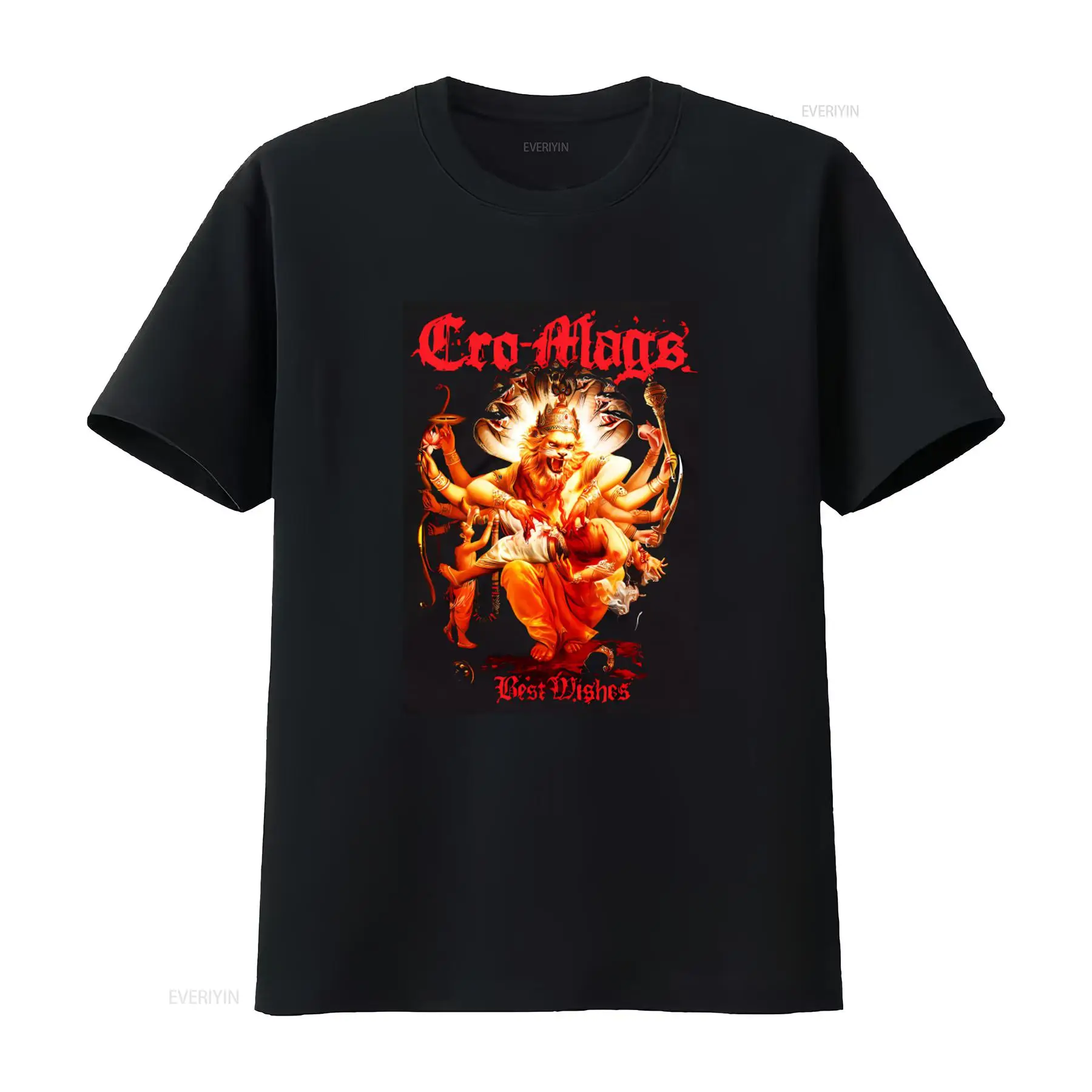 Men'S Fashion Mag - CRO MAGS ベストウィッシュプリント Tシャツ メンズ用 ラージ