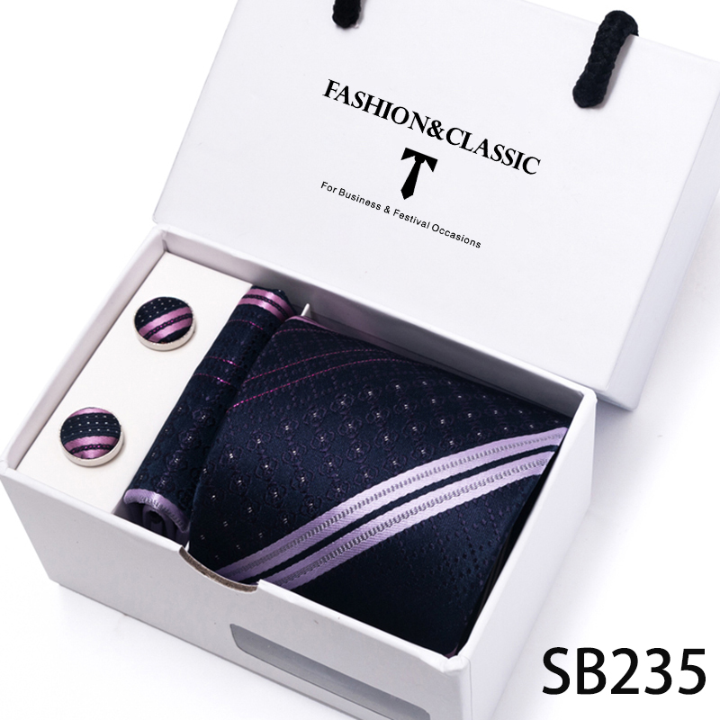 洗練されたデザインのメンズネクタイセット。引き出し型のギフト - Men'S Fashion Box のレビューと価格