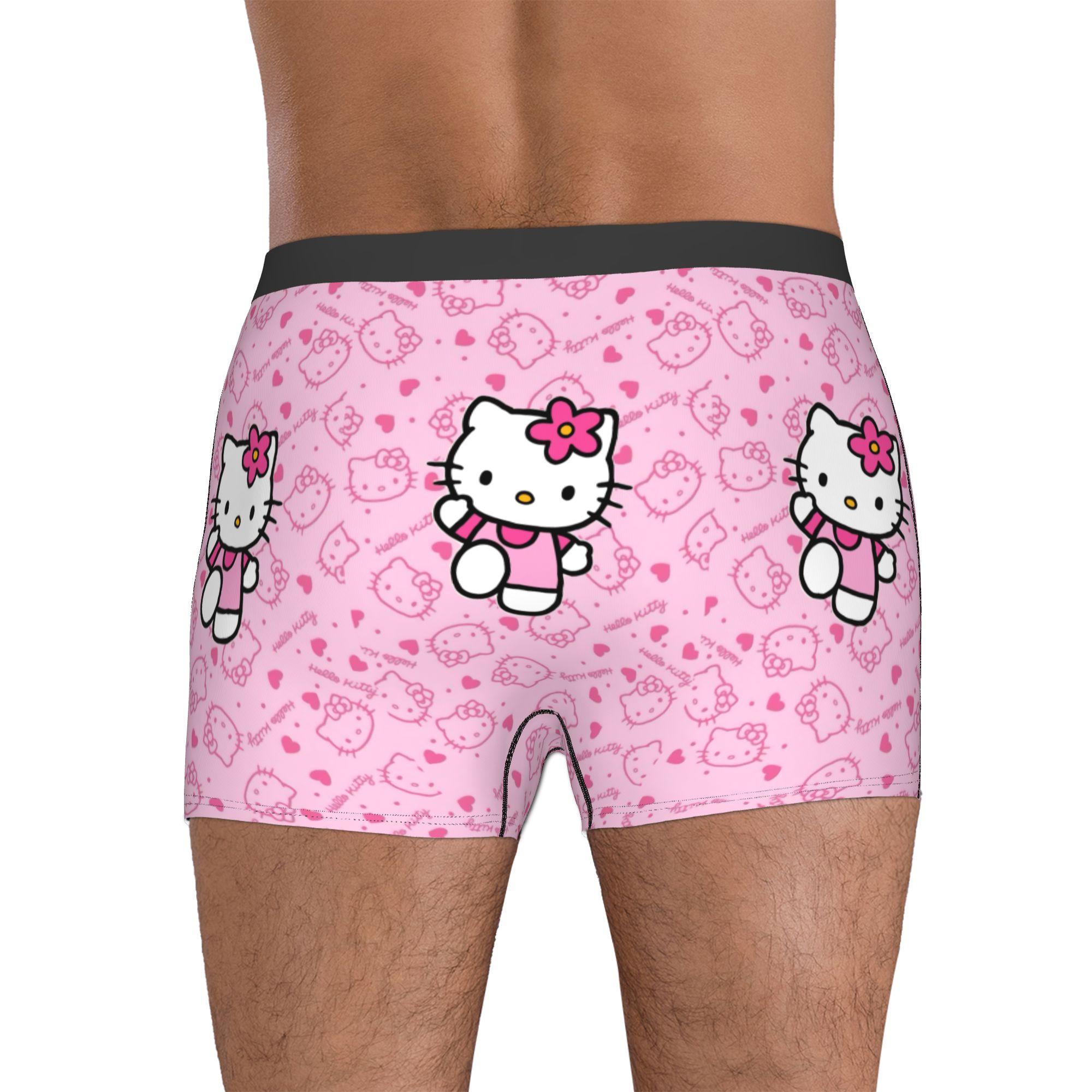 女の子子猫下着男性プリントピンクかわいい漫画ボクサーブリーフ - Men'S Fashion Underwear のレビューと価格