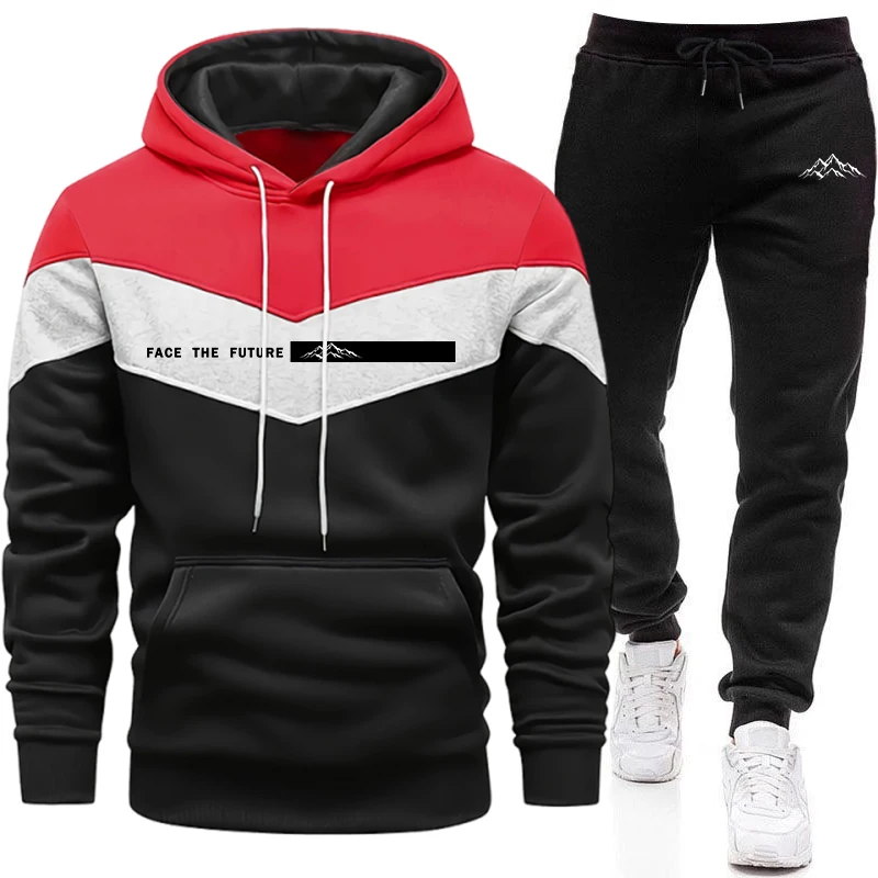 秋冬デイリーカジュアルスポーツジョギングスーツ男性用アウトド - Men'S Fashion Hoodie のレビューと価格