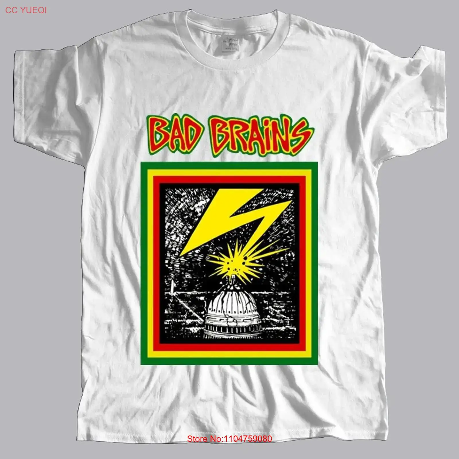 BAD BRAINS 1980年代パンクハードコアTシャツ  - Mens Fashion In 1980S のレビューと価格