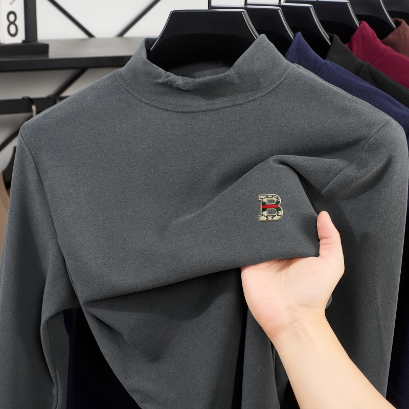 メンズ新作ファッショナブルなレタープリント入り春秋用ハーフハ - Men'S Fashion Hoodie のレビューと価格