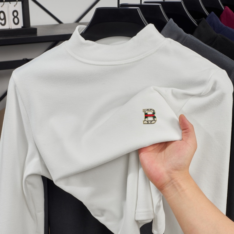 メンズ新作ファッショナブルなレタープリント入り春秋用ハーフハ - Men'S Fashion Hoodie のレビューと価格