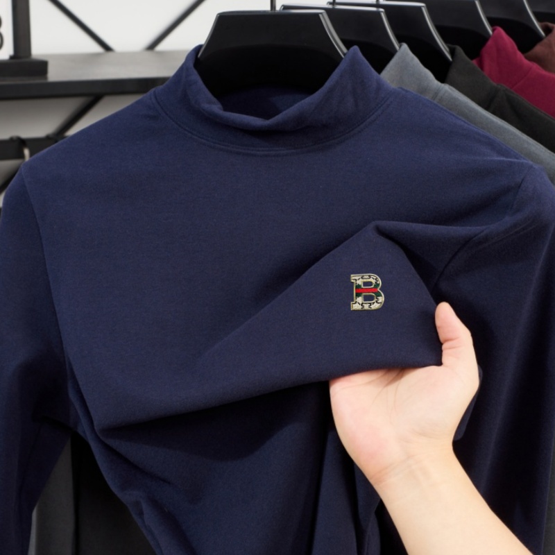 メンズ新作ファッショナブルなレタープリント入り春秋用ハーフハ - Men'S Fashion Hoodie のレビューと価格