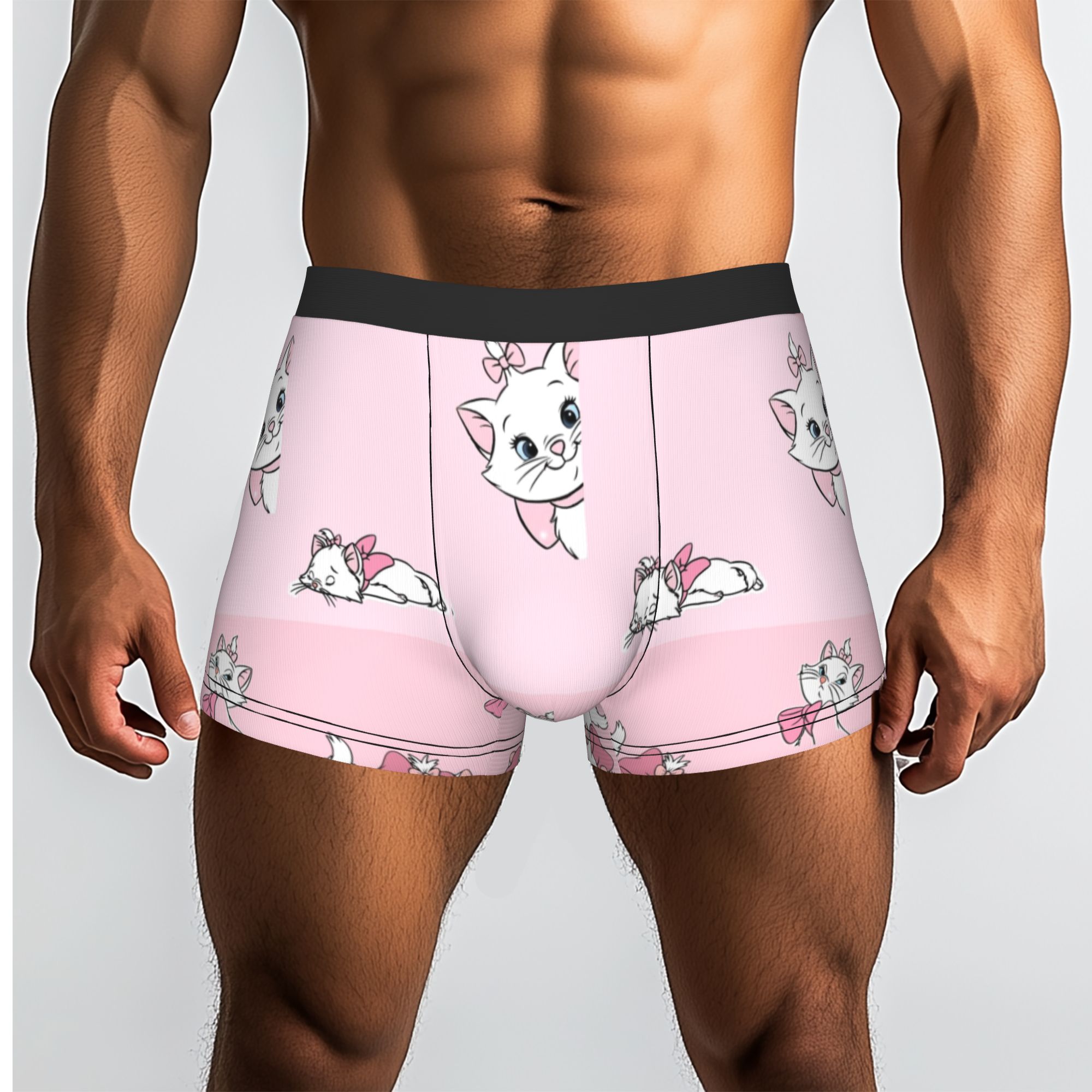 カスタムM-Marie猫漫画ボクサーショーツメンズ猫漫画ブリ - Men'S Fashion Underwear のレビューと価格