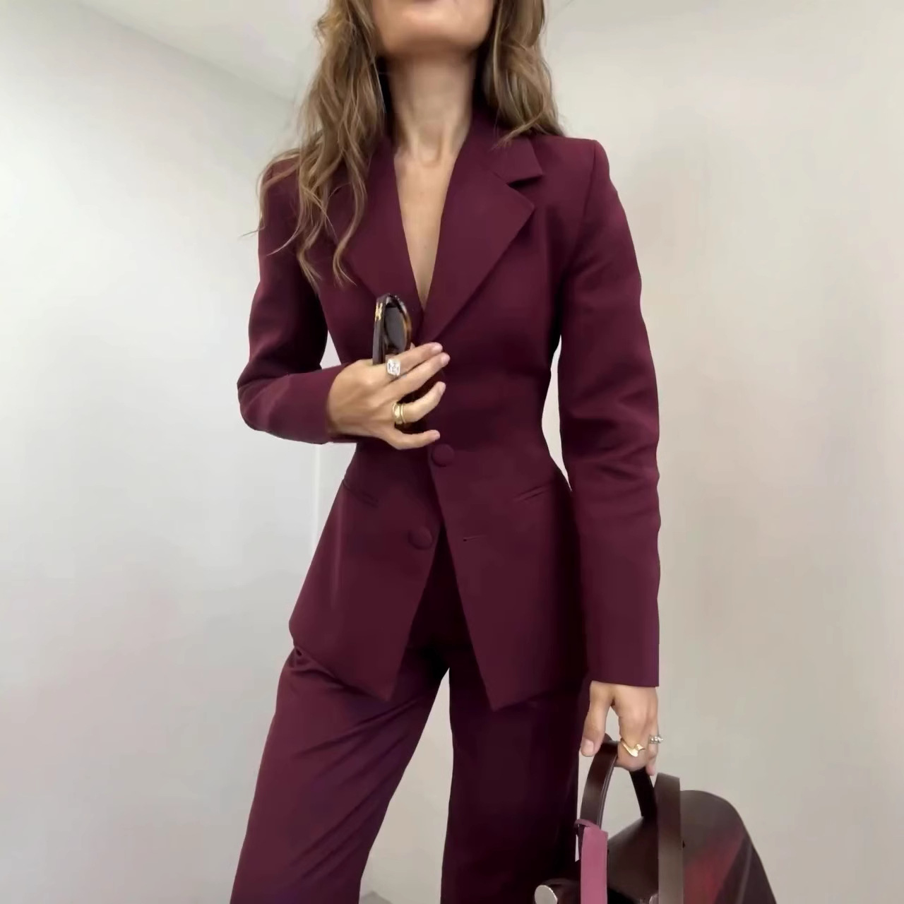 アメリカンニューファッション レディース 無地 カジュアル  - Mens Fashion Blazer のレビューと価格
