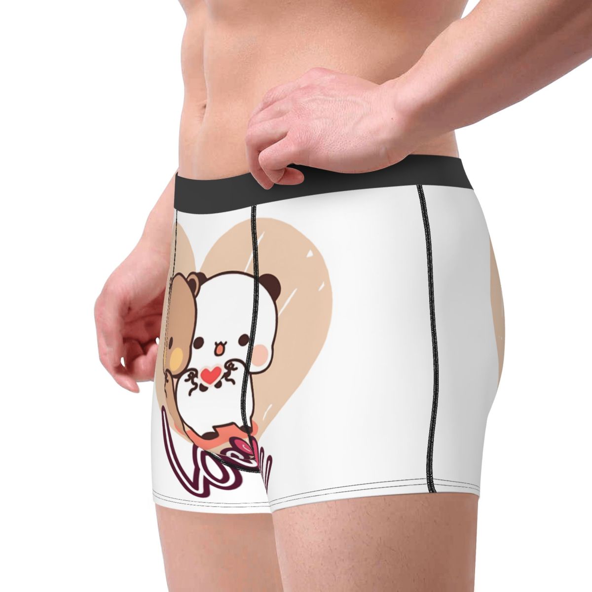 ファッションパンダとブラウニーボクサーショーツパンツ男性通気 - Men'S Fashion Underwear のレビューと価格