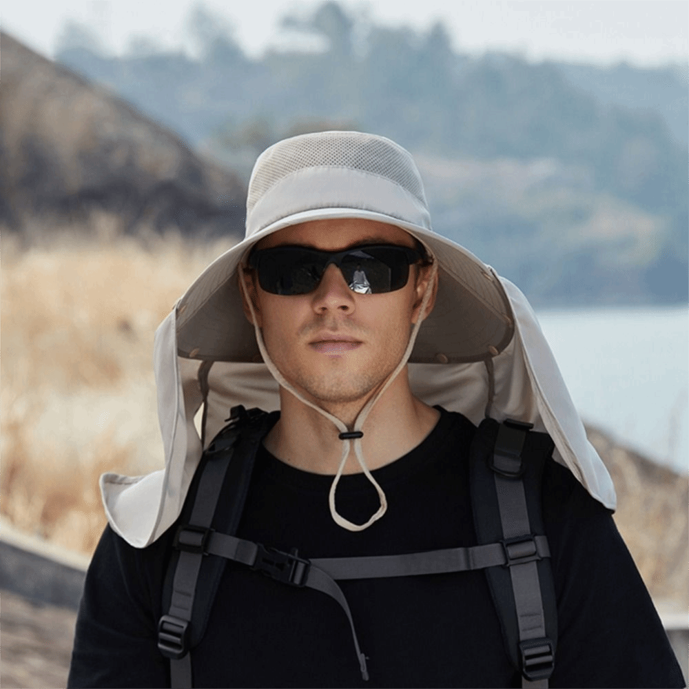 ファッション布男性用サンハット大きなつば取り外し可能なショー - Men'S Fashion With Hat のレビューと価格