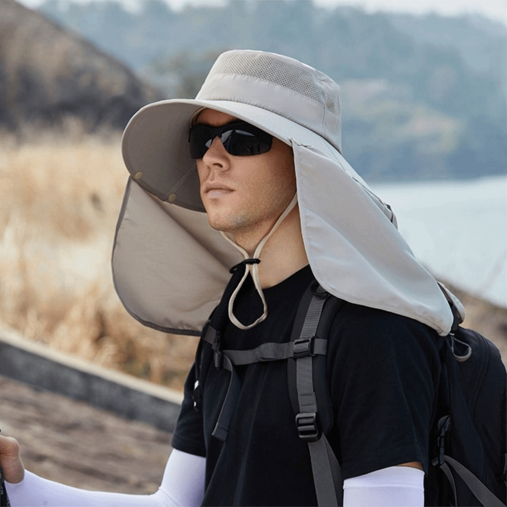 ファッション布男性用サンハット大きなつば取り外し可能なショー - Men'S Fashion With Hat のレビューと価格