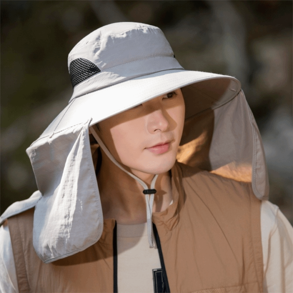 ファッション布男性用サンハット大きなつば取り外し可能なショー - Men'S Fashion With Hat のレビューと価格