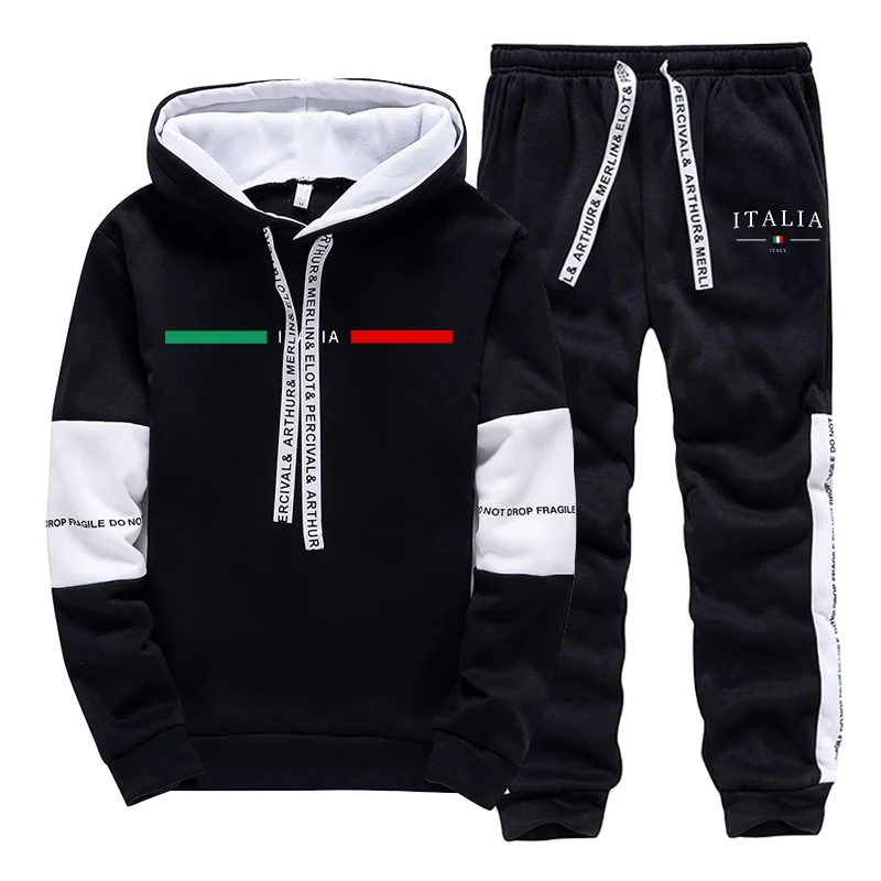 ファッションメンズトラックスーツプリントカジュアルスウェット - Men'S Fashion Hoodie のレビューと価格