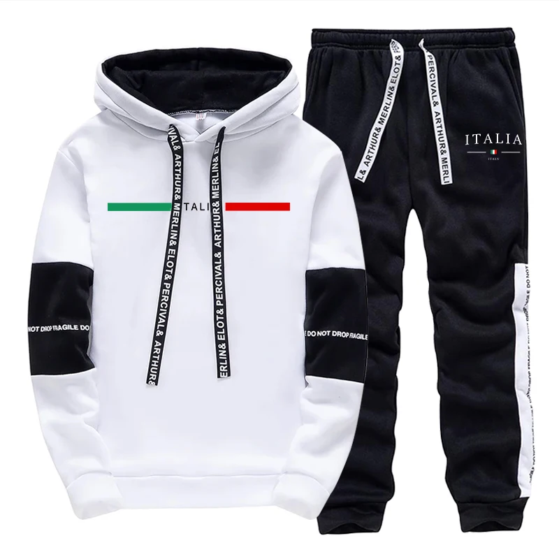 ファッションメンズトラックスーツプリントカジュアルスウェット - Men'S Fashion Hoodie のレビューと価格