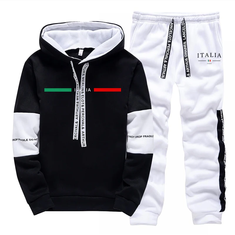 ファッションメンズトラックスーツプリントカジュアルスウェット - Men'S Fashion Hoodie のレビューと価格