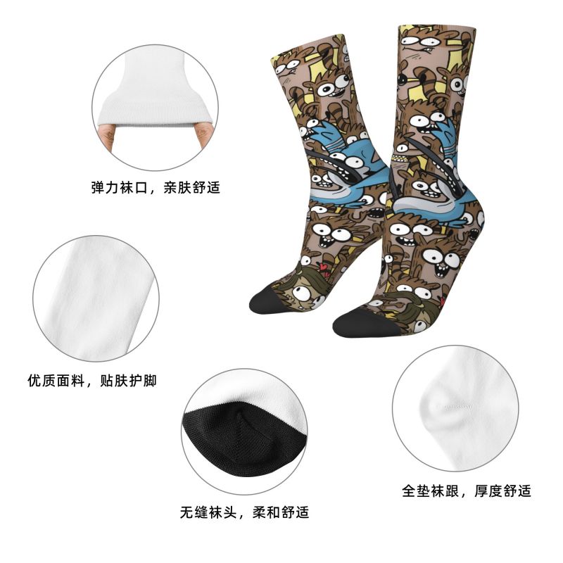 カスタム R-Regular Show ドレスソックス男性女 - Mens Fashion Show のレビューと価格