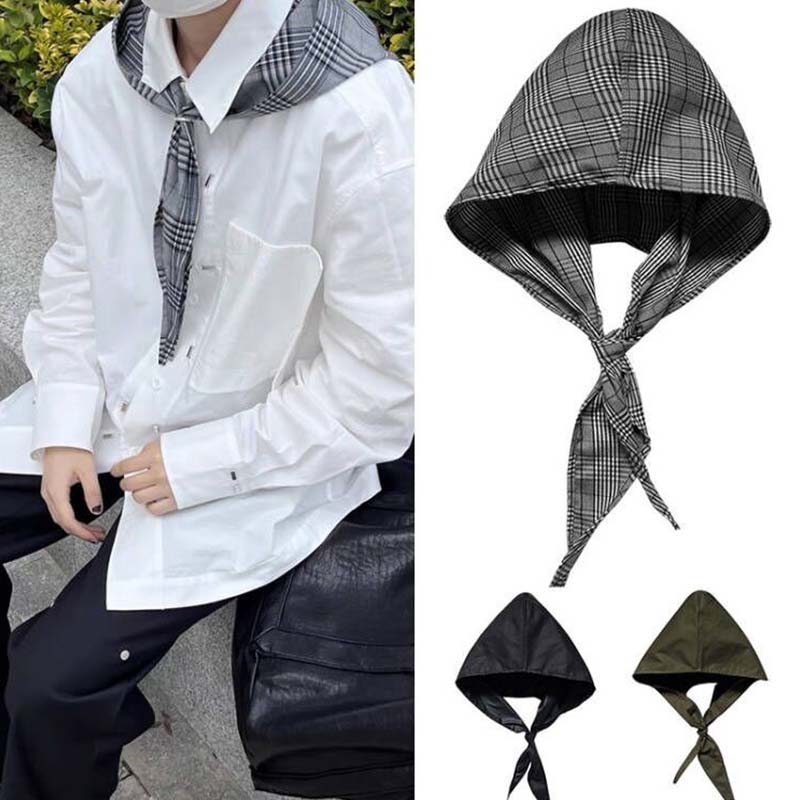 オリジナルコットンフード付きショールスカーフドーパミンシリー - Men'S Fashion With Hat のレビューと価格