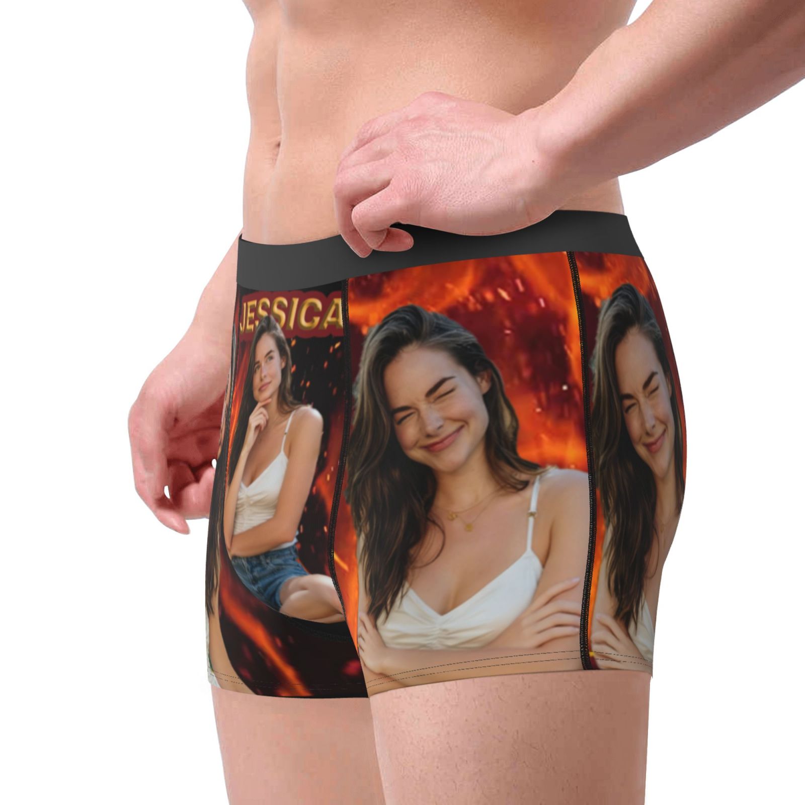 パーソナライズされた顔写真下着カスタムボクサーブリーフカスタ - Men'S Fashion Underwear のレビューと価格