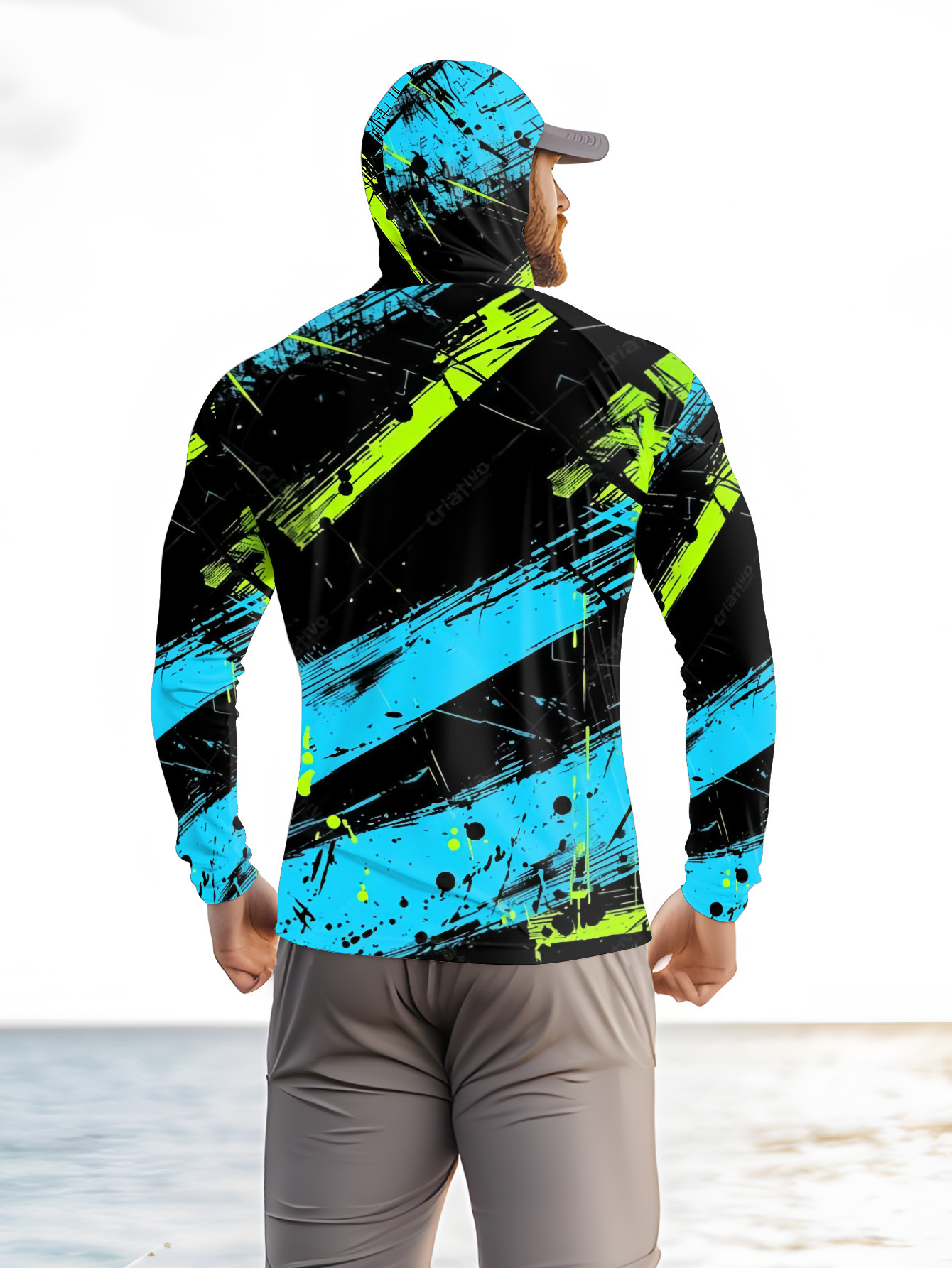 釣り用フーディー メンズ 長袖 速乾性 通気性 UVカット  - Men'S Fashion Hoodie のレビューと価格