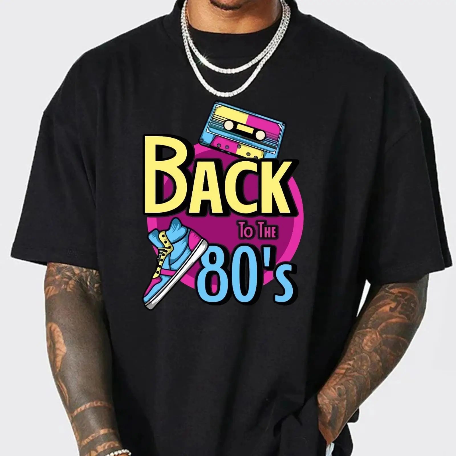 80年代レトロTシャツ ヴィンテージ1980年代カセットテー - Mens Fashion In 1980S のレビューと価格