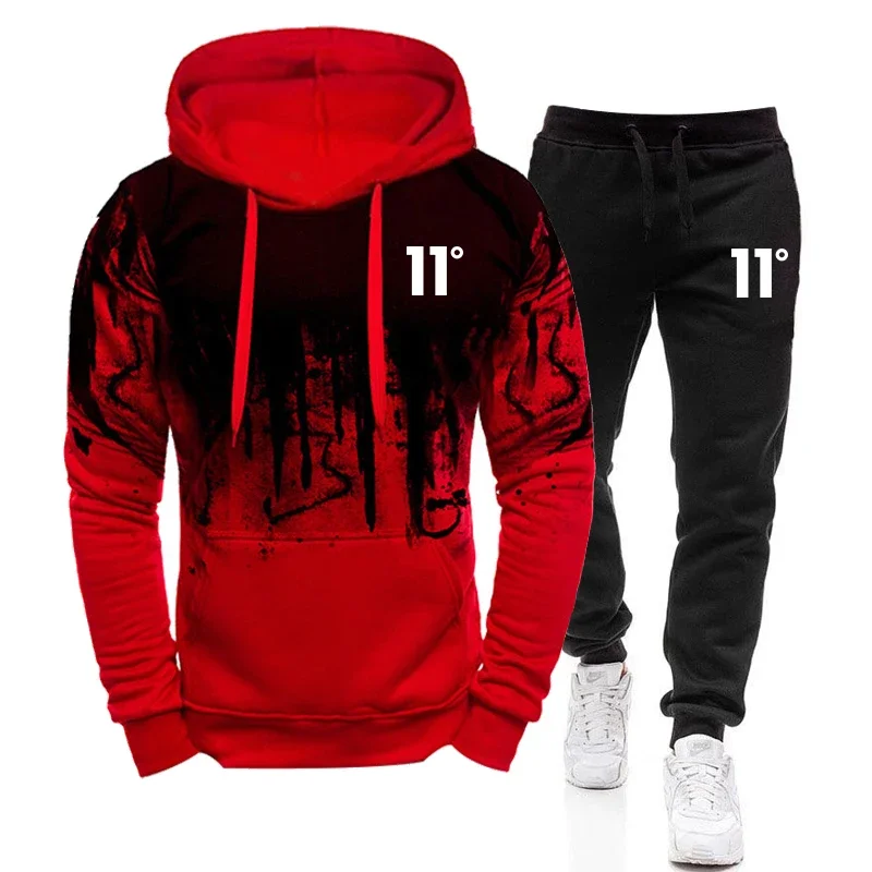 カジュアルファッション高品質メンズトラックスーツジョギングメ - Men'S Fashion Hoodie のレビューと価格