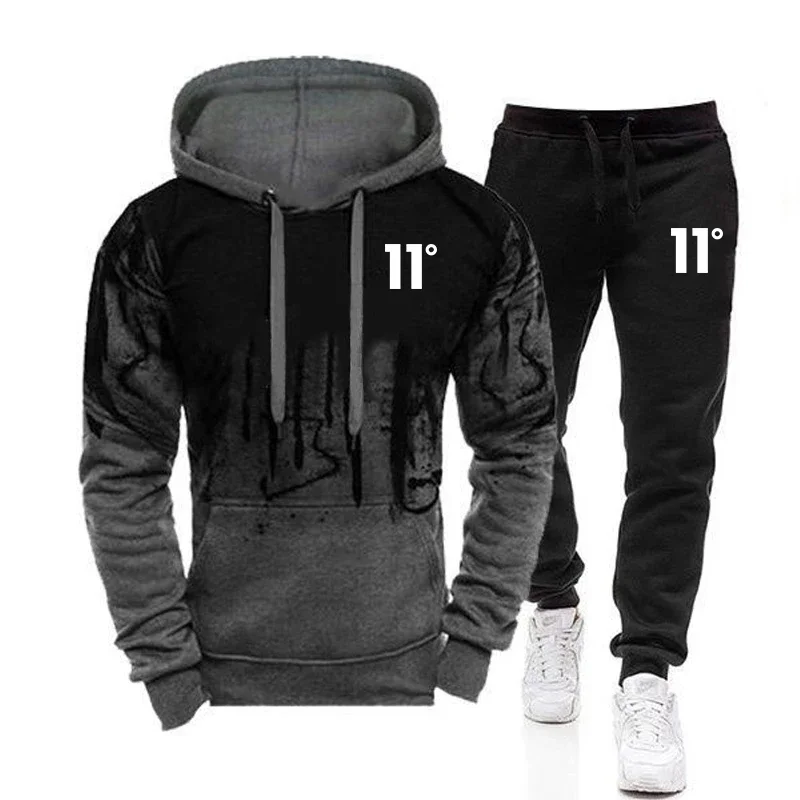 カジュアルファッション高品質メンズトラックスーツジョギングメ - Men'S Fashion Hoodie のレビューと価格