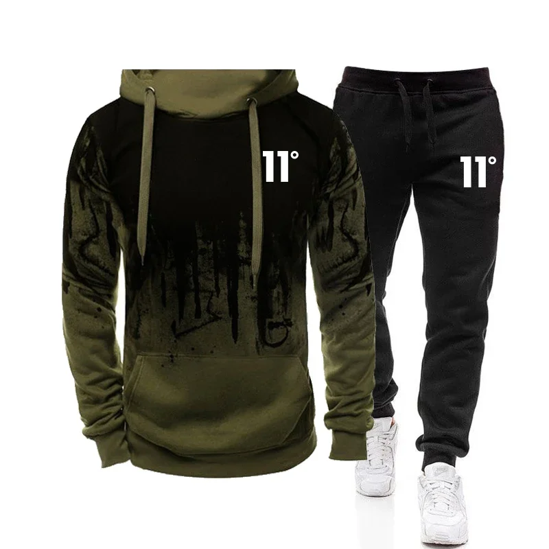 カジュアルファッション高品質メンズトラックスーツジョギングメ - Men'S Fashion Hoodie のレビューと価格