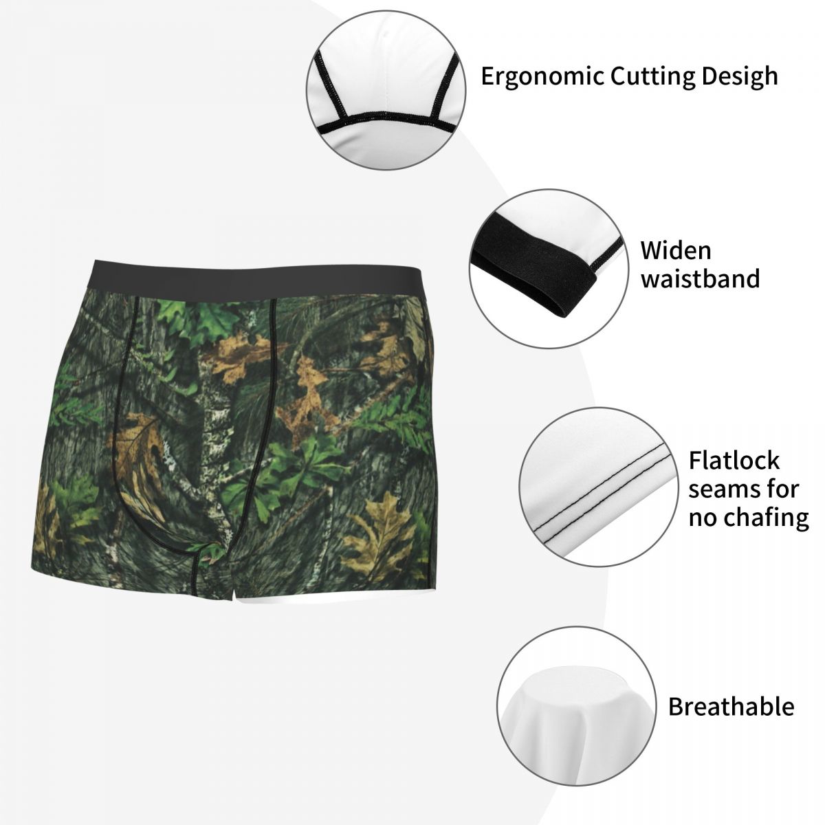 ファッションモッシーオークオブセッション七面鳥狩猟迷彩ボクサ - Men'S Fashion Underwear のレビューと価格