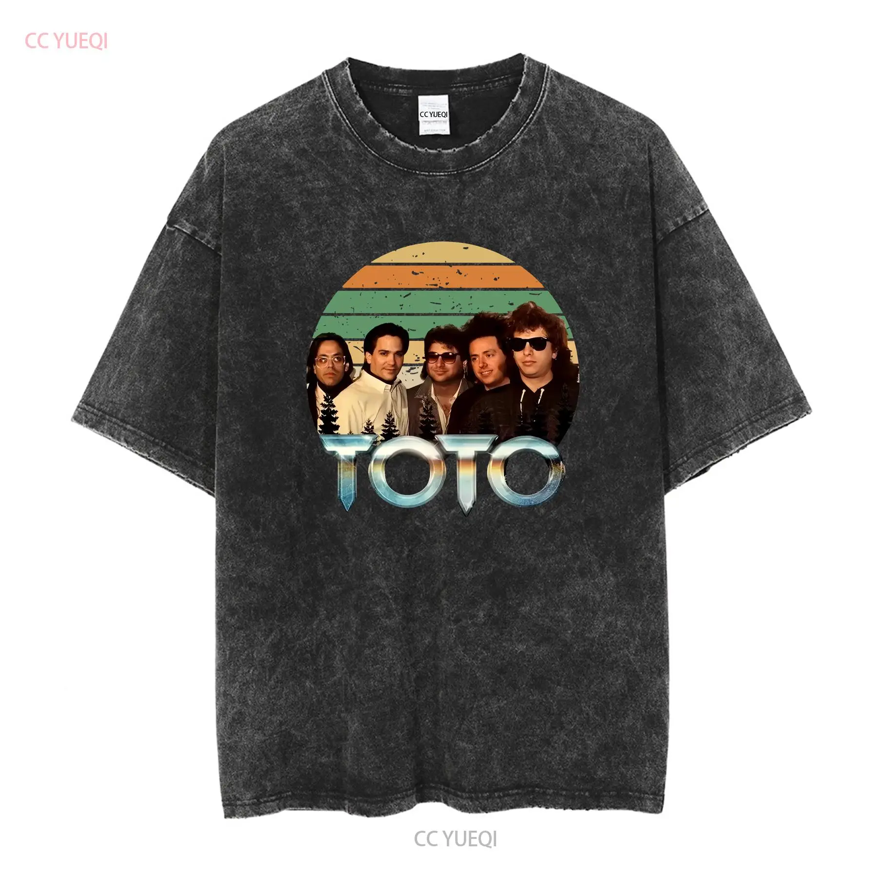 Toto アメリカンロックバンドヴィンテージ Tシャツ 19 - Mens Fashion In 1980S のレビューと価格