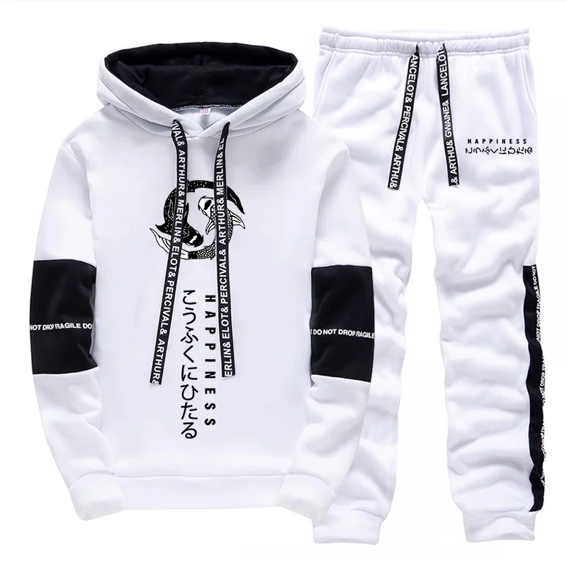 メンズファッション トラックスーツ プリント カジュアル フ - Men'S Fashion Hoodie のレビューと価格