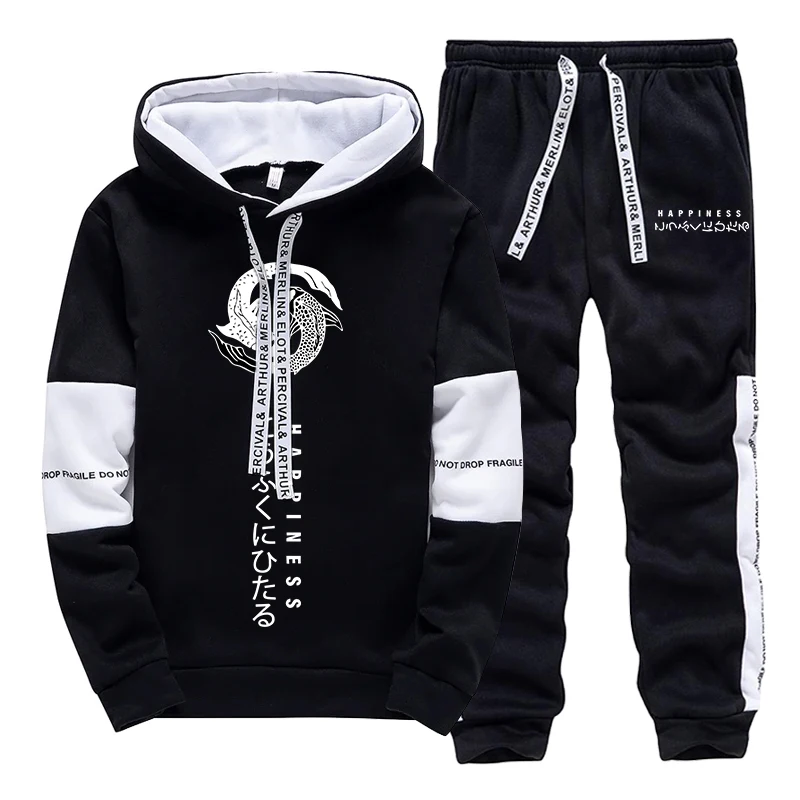 メンズファッション トラックスーツ プリント カジュアル フ - Men'S Fashion Hoodie のレビューと価格