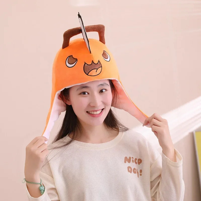アニメチェーンソーマンポチタコスプレぬいぐるみヘッドギアキャ - Men'S Fashion With Hat のレビューと価格