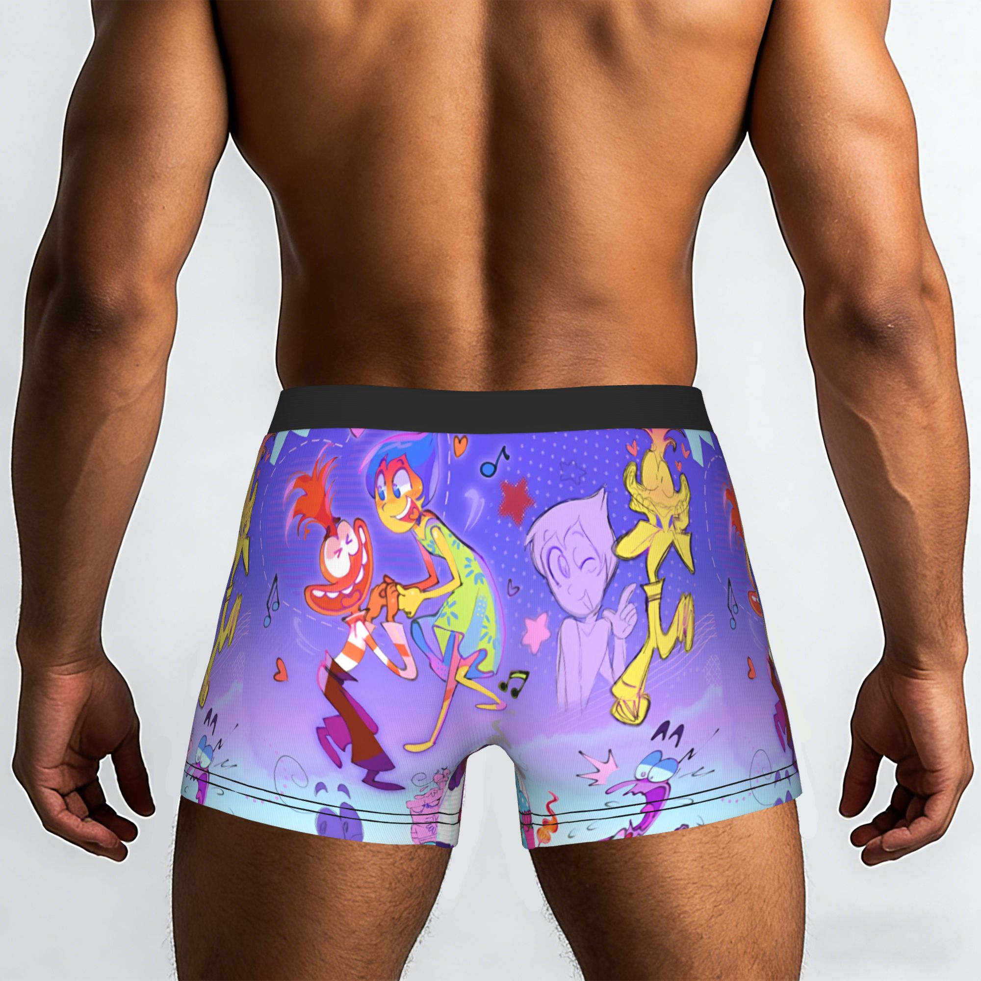 カスタムI-Insides漫画柄アウトボクサーショーツメンズ - Men'S Fashion Underwear のレビューと価格