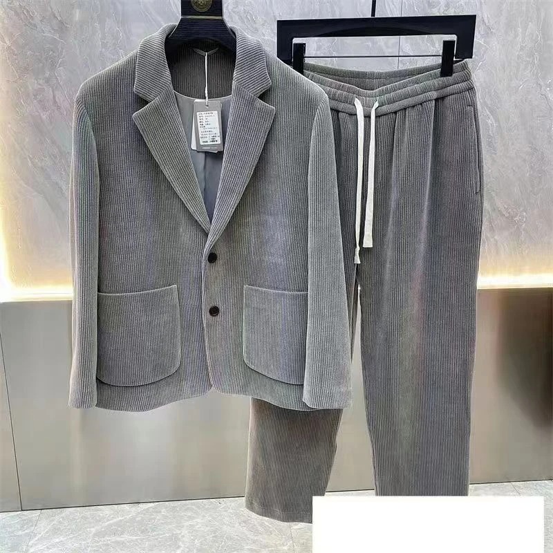 ファッションスーツメンズ春秋長袖ハイエンドカジュアル韓国スリ - Mens Fashion Blazer のレビューと価格