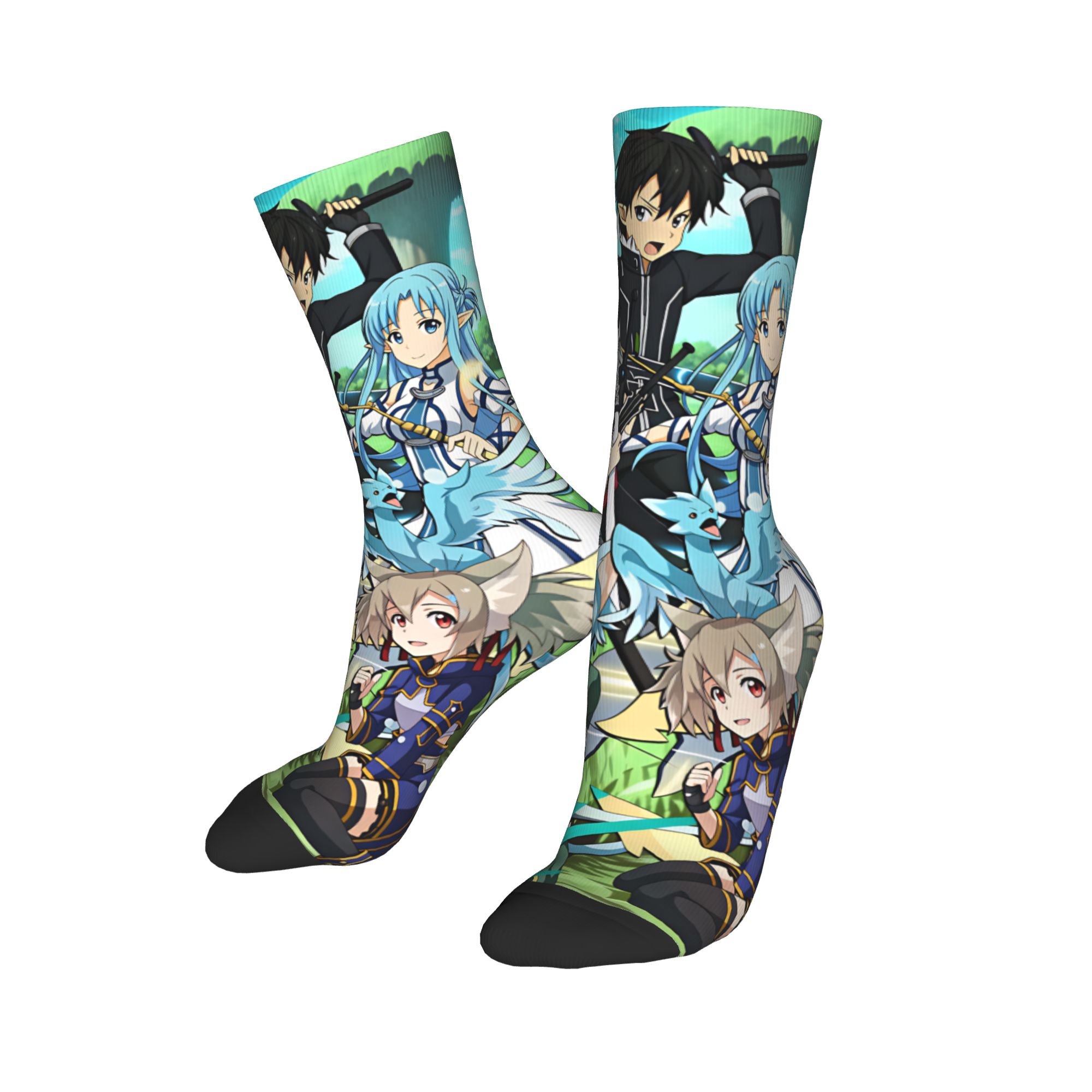 ソードアートオンラインソックスファッションストッキング冬抗汗 - Men'S Fashion Online のレビューと価格