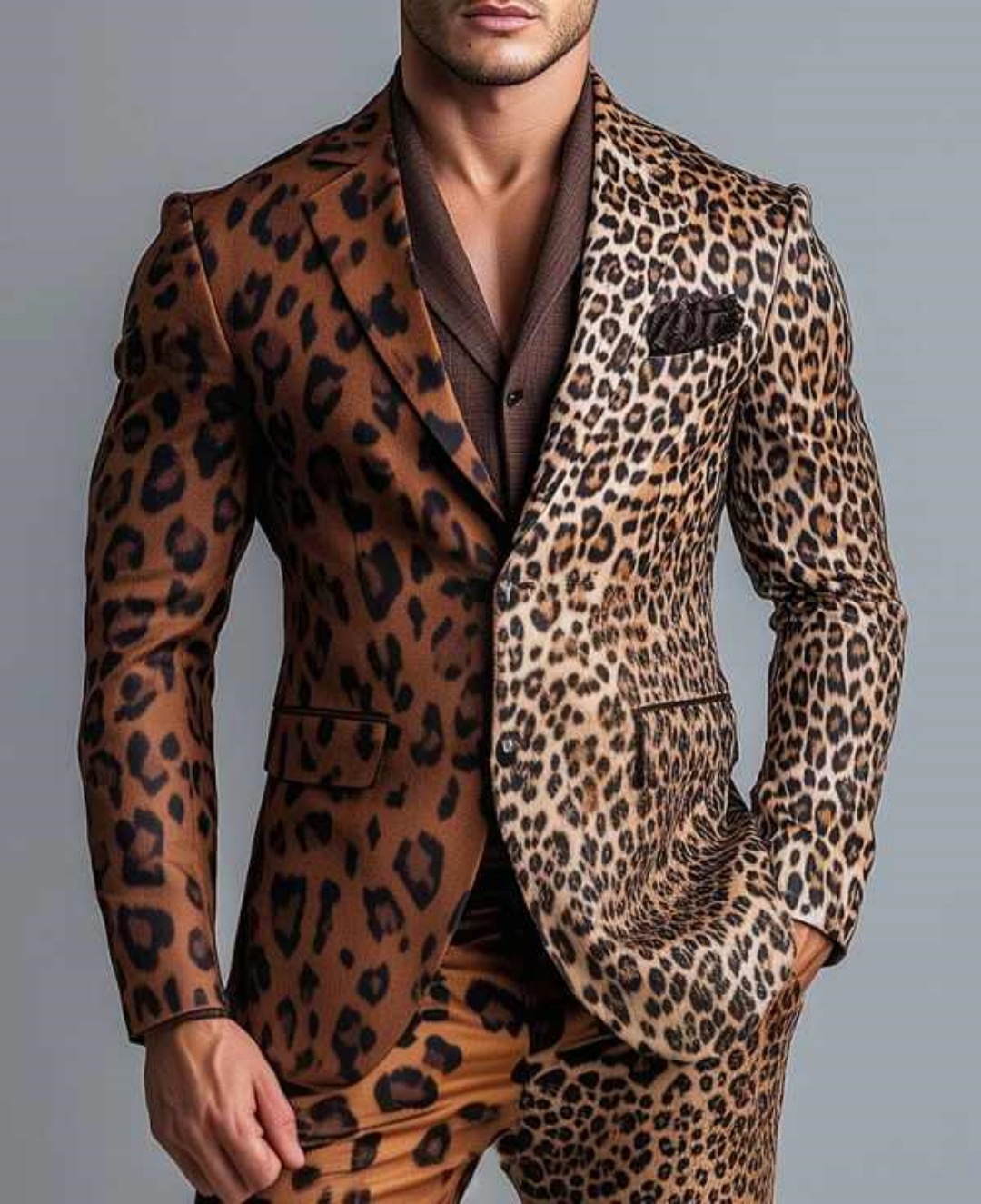 ファッション 2 ピース男性用スーツヒョウジャケットタキシー - Mens Fashion Blazer のレビューと価格